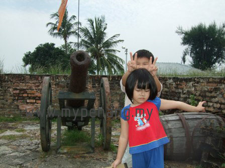 Inside Fort Cornwallis